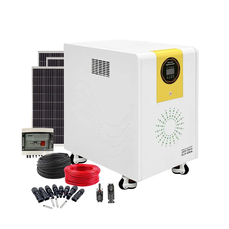Off-grid MPPT buitinės technikos 12kw inverterio 32kwh baterija