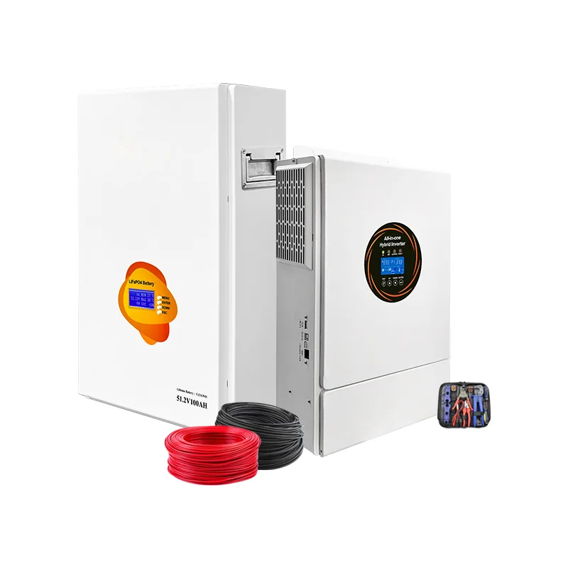 Saulės 10kw 48v išjungtas nuo tinklo Ess All in One hibridinis 310Ah 15kwh atsarginis akumuliatorius